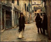 John Singer Sargent Sargent Street in Venice Spain oil painting artist